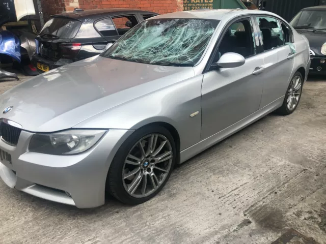 Breaking BMW 3 Series E90 325d M Sport 2007 3.0 diesel 6 Speed Automatic Silver