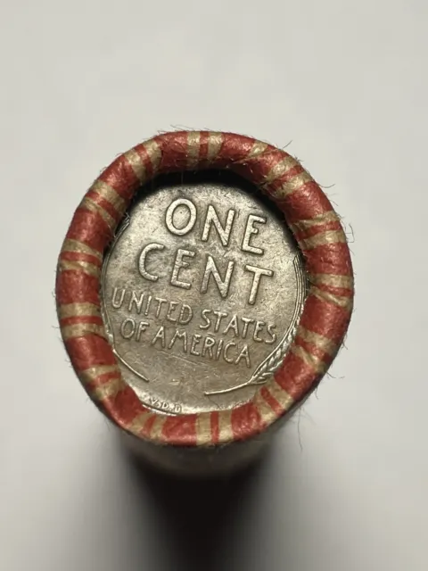 Wheat Penny Roll Capped with 1909 VDB and Indian Head Cent Collector Coins NICE!