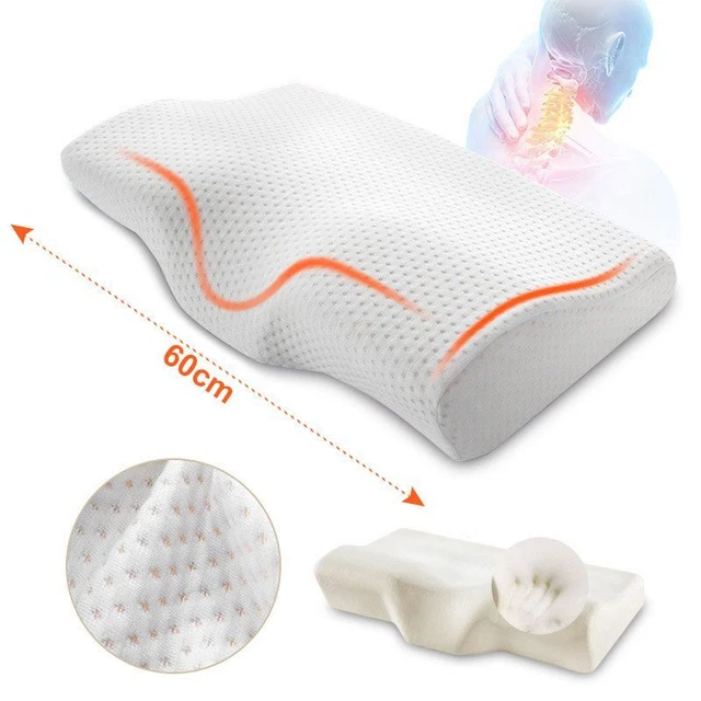 Memory Orthopedic Foam Pillow Rebound Butterfly Shape for Cervical Relaxation