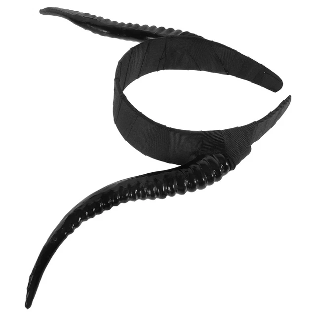 GEEKRIA 3D Printed Demon Horns For Over Ear Headphone, Handmade Devil Horns Headband, Furious