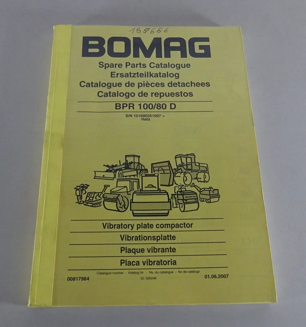 Gummipuffer Bpr 10080 D Original Bomag Ersatzteile