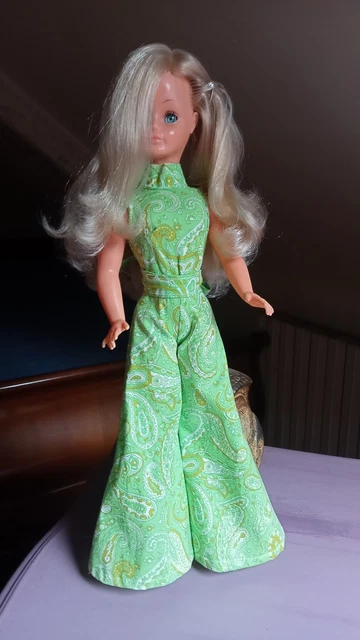Poupon Bébé Poupée Cititoys City Toys 1997 Cheveux Court Blond Yeux Bleus ( 43cm