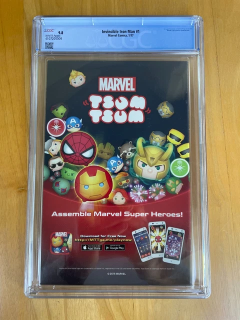 Invincible Iron Man #1 CGC 9.8 1st Riri Williams solo series Ironheart Disney+🔥 2