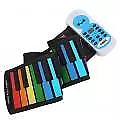 Soft Keyboard Piano 49-Key Roll Up Portable Piano Silikonspielzeug F GOD