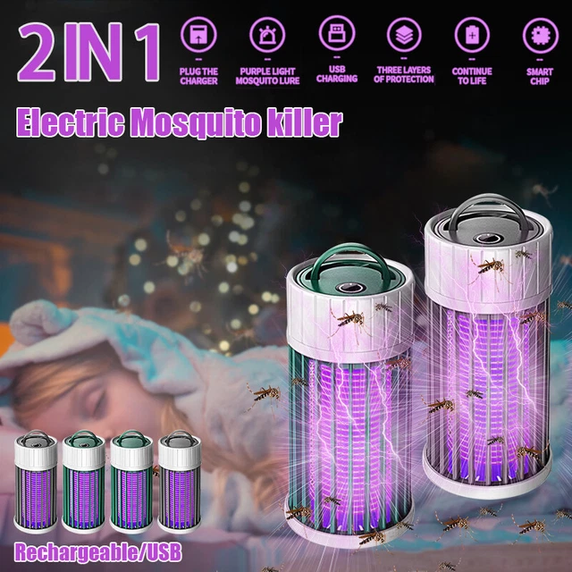 Elektrischer UV LED Insektenvernichter Insektenfalle Mückenlampe Fliegenfänger 2