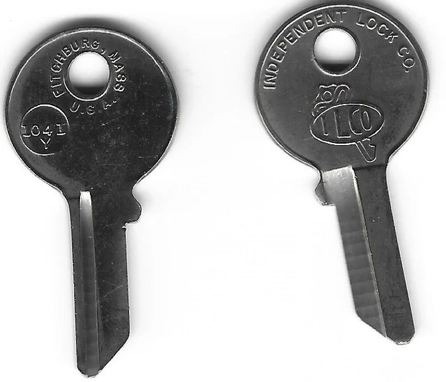 Ilco 1041Y Same as Chicago Original KP1 New Old stock Uncut Key Blank