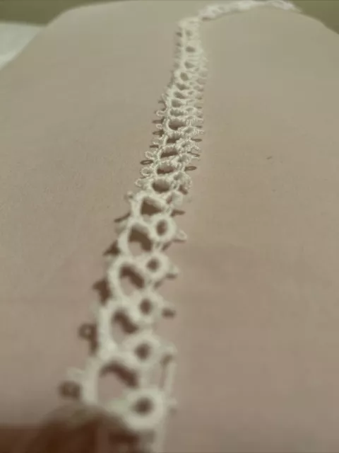 Cordoncino 65 Cm Circa Orlo Merletto Fermatende Chiacchierino Pizzo