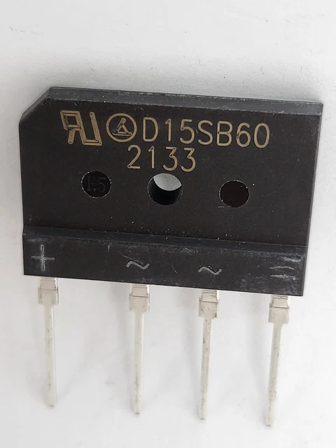 PONT DE DIODE Redresseur D15SB60 - 15A / 600V, Bridge Rectifier Diode ...