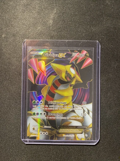 CARTE POKÉMON GIRATINA Ex 124/124 FA Full Art N&B Dragons Exaltés Noir ...