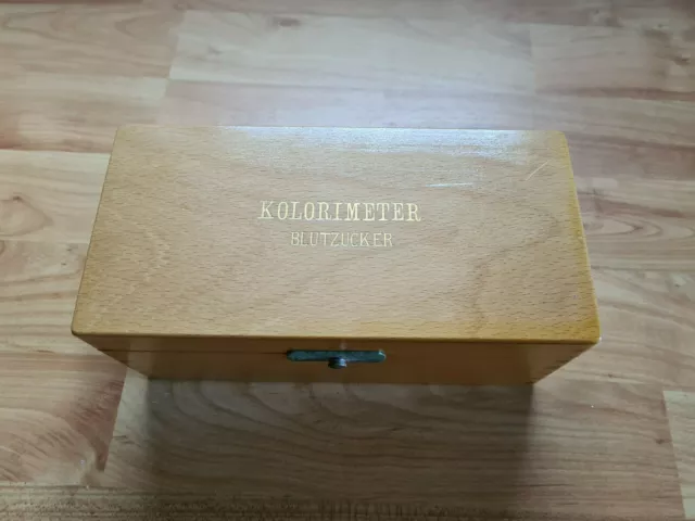 Erka Kolorimeter Blutzucker Messgerät Im Holzkasten 2