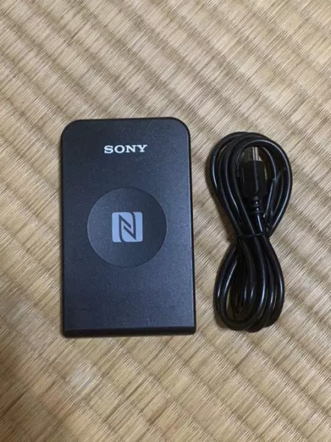 SONY Non-Contact IC Card Reader Writer PaSoRi RC-S380 Used Japan Black Cable　