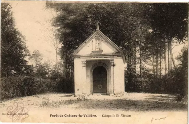 CPA Foret de CHATEAU-la-VALLIERE - Chapelle St-Nicholas (228986)