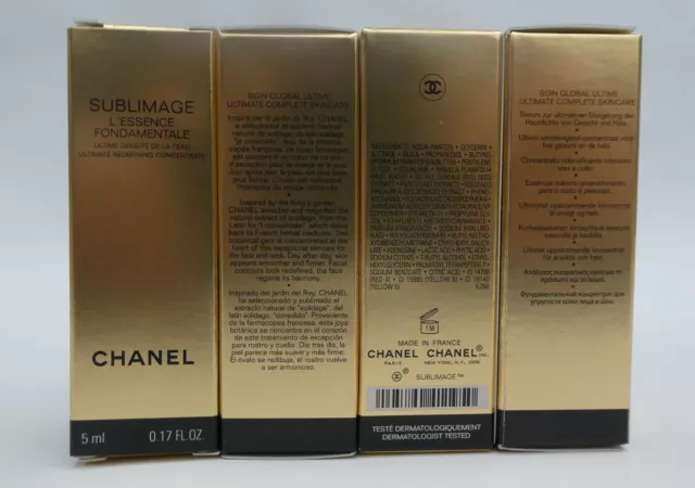 CHANEL SUBLIMAGE   « ESSENCE FONDAMENTALE » 4 x 5 ml