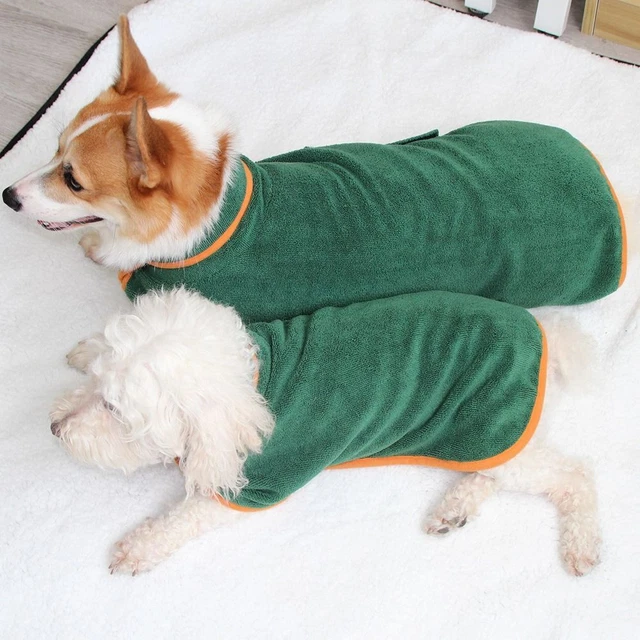Forniture da bagno in microfibra per animali domestici asciugamano per cane accappatoio per animali domestici vestiti per animali domestici asciugamano da spiaggia