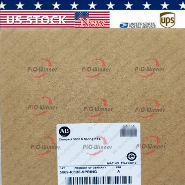 new Allen Bradley 5069-RTB6-SPRING Compact 5000 6 Spring RTB Factory Sealed
