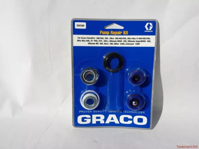 Graco Pump Repair Kit Graco Packing Kit 18B260 Old Part # 244194