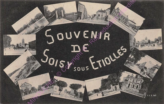 CPA 91450 SOISY SOUS ETIOLLES Souvenir
