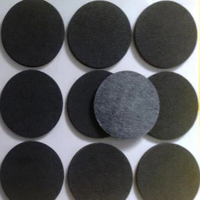 200pcs Round Felt Pads 2cm Diameter Floor Protector Pad for Table Chair 3