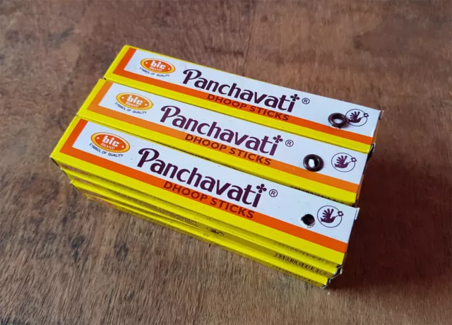 Set of 12 Panchavati Perfumed Dhoop Incesne Sticks with Resinoids and Sandalwood