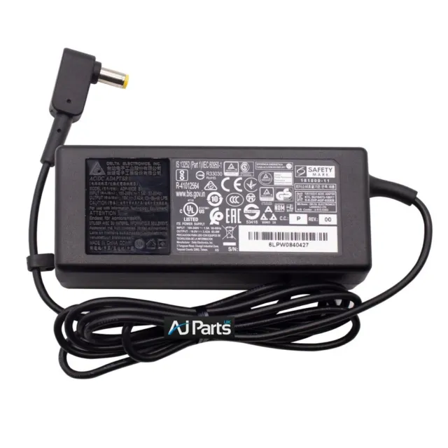 New Genuine Delta 19V 3.42A Laptop Charger Power Supply For Acer Aspire 5735