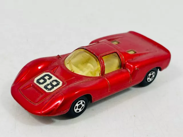 Vintage 1970s Lesney Matchbox No. 68 Porsche 910 race car Diecast Toy