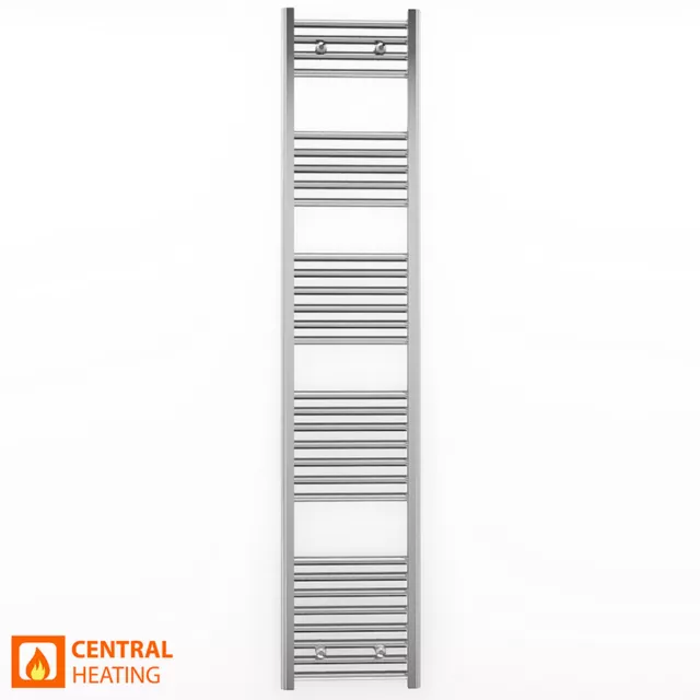 450 mm Wide Chrome Flat Heated Towel Rail Radiator Stylish Designer Bathroom Rad