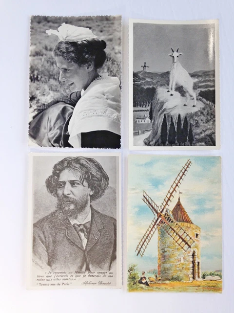 Lot Cartes Postales Musee Alphonse Daudet, Moulin, Chevre de Mr Seguin Postcards