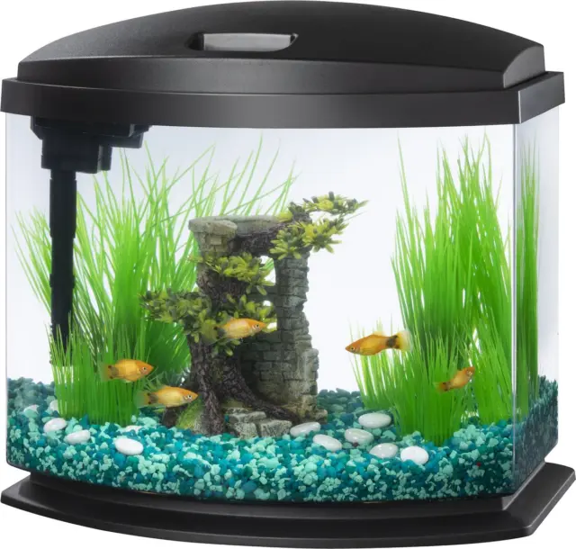 YXW 5-Gal LED Mini SmartClean Fish Aquarium Kit