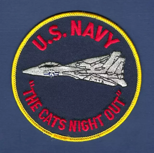 Us navy f 14 tomcat fighter patch the cats night out 10 00 picclick