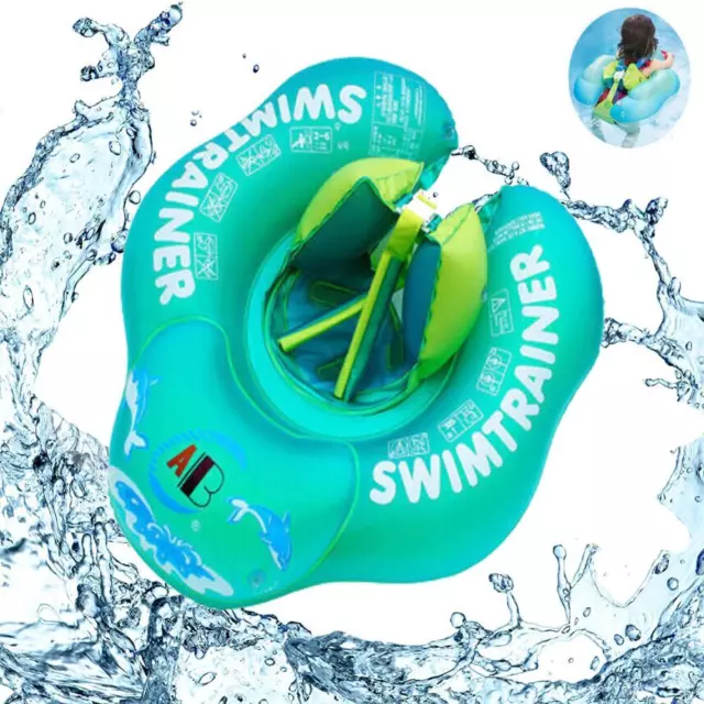 Inflatable Baby Kid Float Swimming Ring Safety Swim Trainer Water Aid Toddler UK