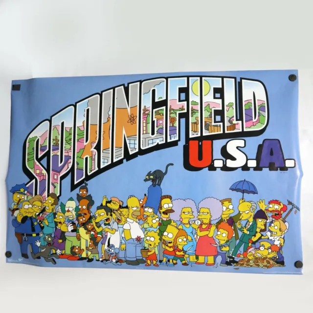 Original 2003 The Simpsons 22 x34 Characters Springfield USA Poster