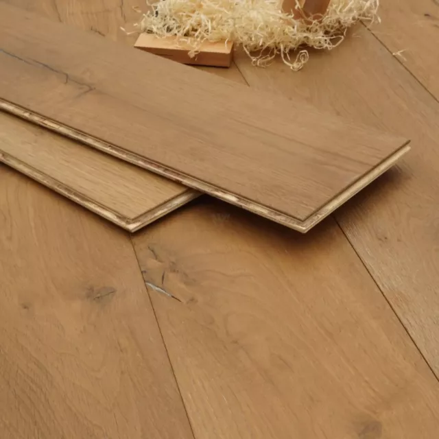 71⁄2 Zoll geräucherte antike Eiche - 190 mm breit handgekratztes französisches Holz/EFX1
