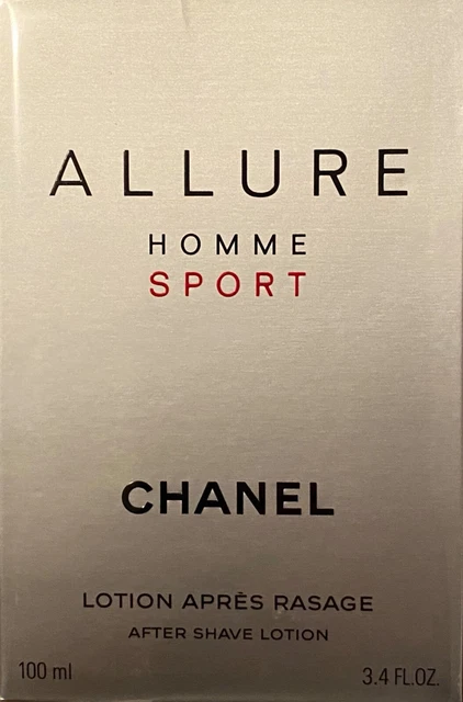 CHANEL ALLURE UOMO SPORT lozione after rasatura 100 ml IMBALLO ORIGINALE/NUOVO