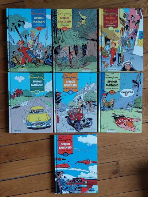 SPIROU ET FANTASIO  INTEGRALE FRANQUIN 1 a 7 DUPUIS