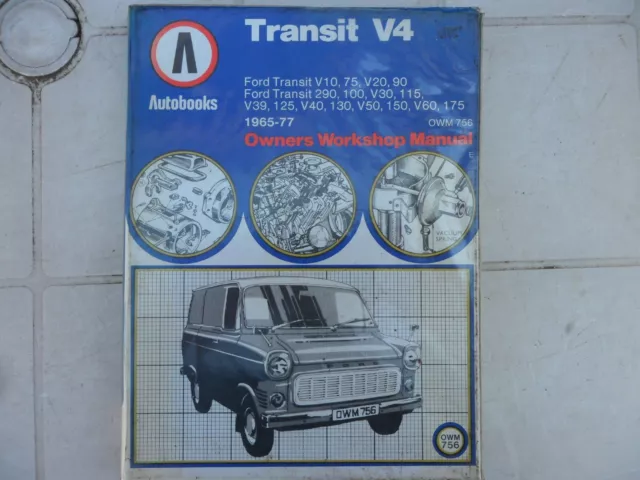 Autobooks Owners Workshop Manual Owm756. Transit V4