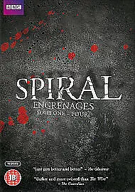 Spiral: Series 1-4 DVD (2013) Grégory Fitoussi cert 18 10 discs Amazing Value