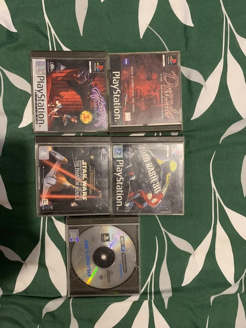 PlayStation 1 PS1 Bundle Job Lot Complete Syphon Filter 2, Final Fantasy, Abes,