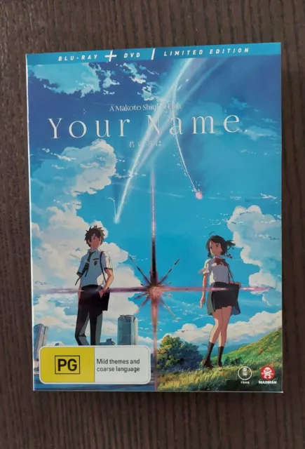 Your Name (Limited Edition, Blu-ray + DVD, 2016)