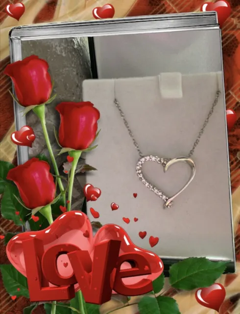 Warren James rose gold heart necklace in Chesterfield for £20.00 for sale |  Shpock