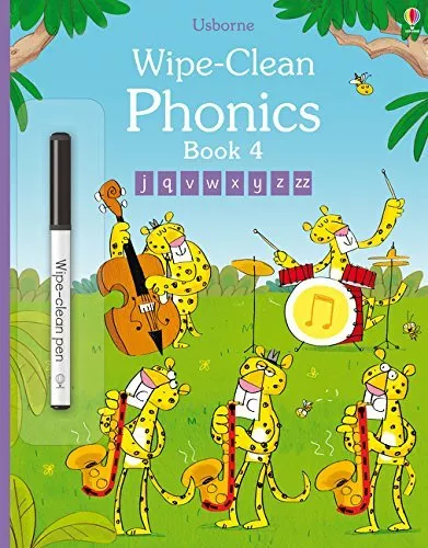 Wipe-Clean Phonics: Book 4 By Mairi Mackinnon, Fred Blunt