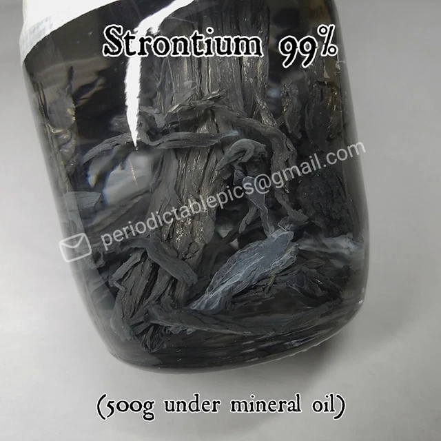 25g Strontium Metal Dendrites 99%
