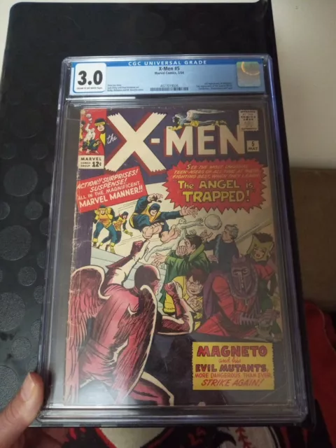 X-Men #5 CGC 3.0 3rd Appearance Magneto 2nd Scarlet Witch Quicksilver Toad 1964