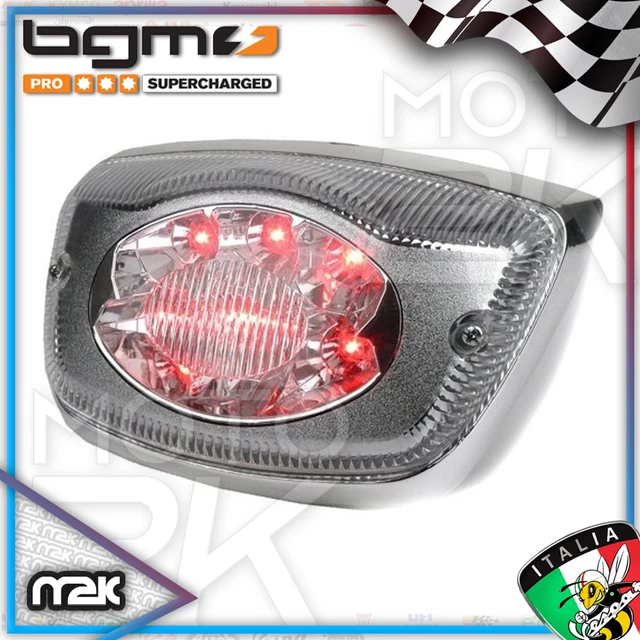 Fanale Fanalino Stop Posteriore In Metallo Per VESPA 50 90 125 - Foto 9