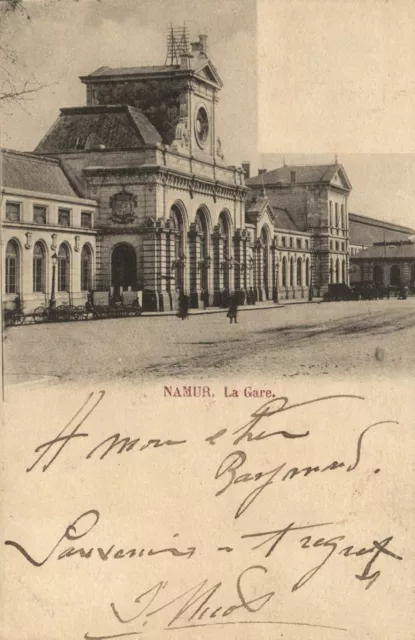 PC BELGIUM NAMUR LA GARE RAILWAY STATION (a51220)