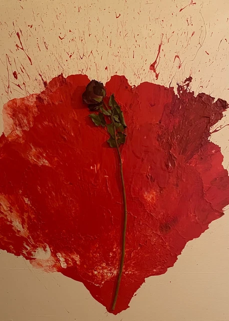 «Come una Rosa» 2021, acrilico su tela 80*60