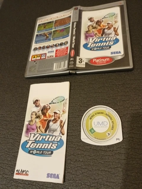 Virtua Tennis World Tour Psp Playstation Portable Platinum