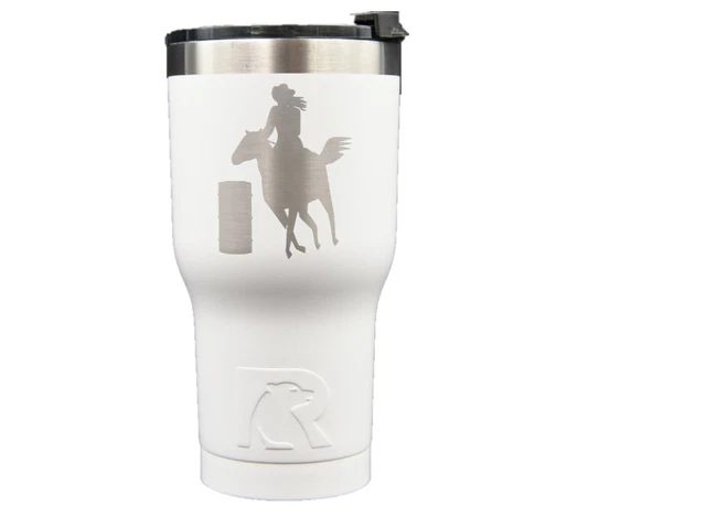RTIC- 20 oz Tumbler - Barrel Racer (White)