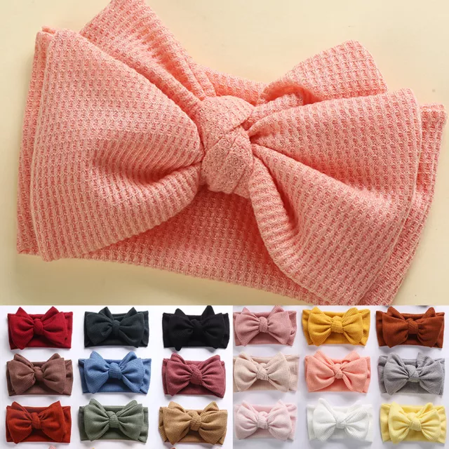 Baby Rabbit Headband Elastic Bowknot Hair Band Girls Bow-knot Newborn Bow Soft..