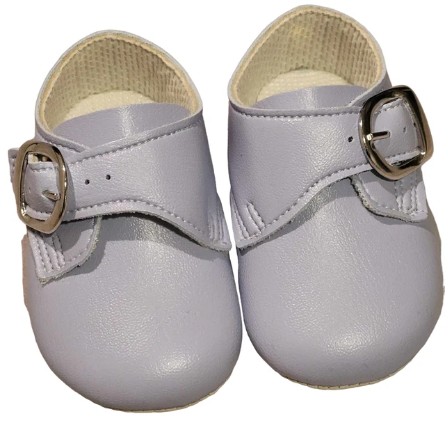 Baby  Jungen Taufschuhe Babyschuhe  Krabbelschuhe Taufe Hochzeit  festlich blau