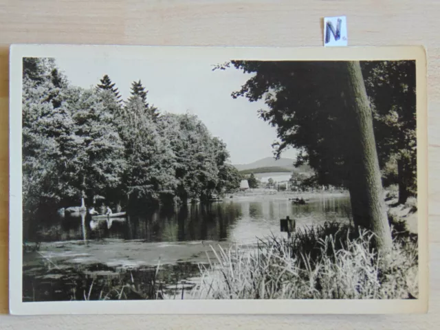 Postkarte PK Ansichtskarte Thüringen Kurort Schleutingen Echt Foto